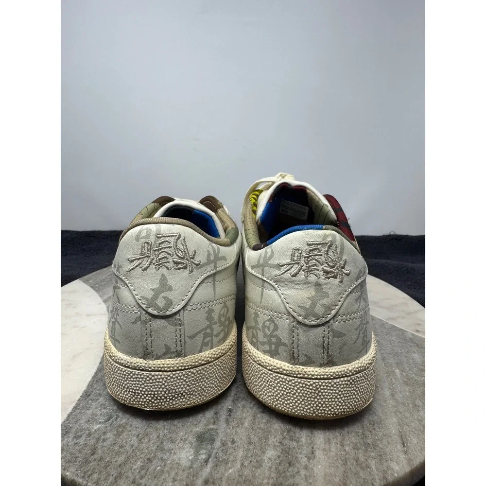 Reebok Club C 85 Kung‎ Fu Panda White Graphic Men's Sneakers Shoes Size 10.5